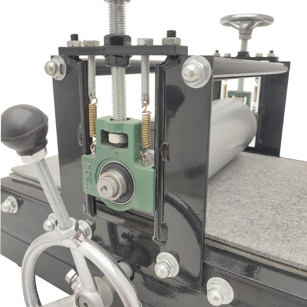 Upgrade Portable Press Printmaking Machine 30x50cm Adjust Tabletop Slab Roller