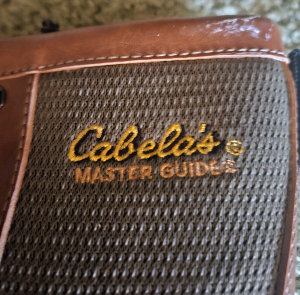 Cabela's Master Guide's Felt Bottom Boots Size 8