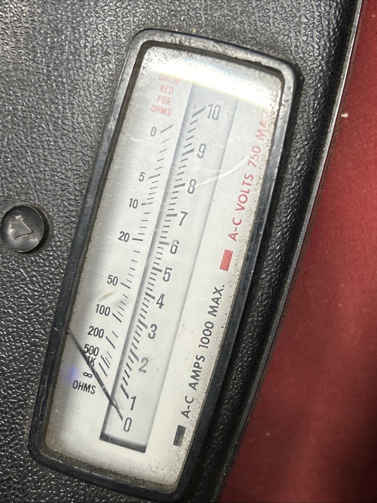 Vintage GE Voltmeter Meter Snapper 1000 942D