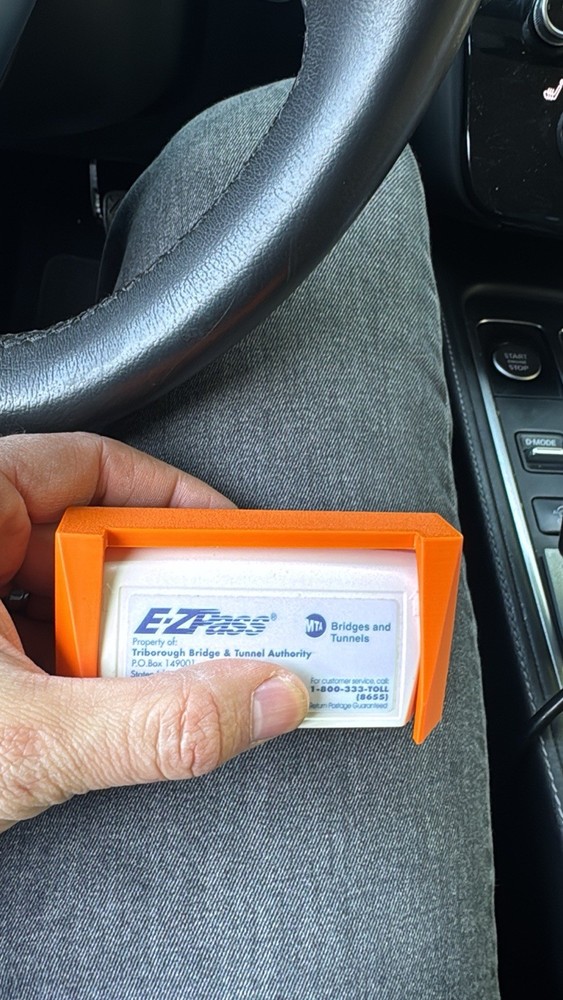 EZ PassToll Tag Mounting Kit , Orange