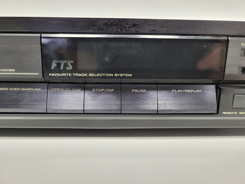 Vintage 1988 Philips CD 680 CD Player Parts (Powers On, Does Not Read)