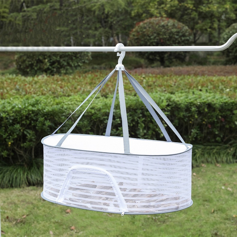 4 Layer Hanging Dry Net Removable Folding Drying for Fish/Vegetables/Fruit/