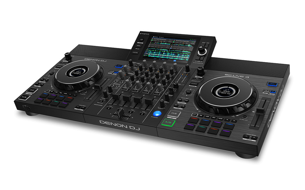 Denon DJ SC Live 4-Standalone Controller, 4-Channel Mixer