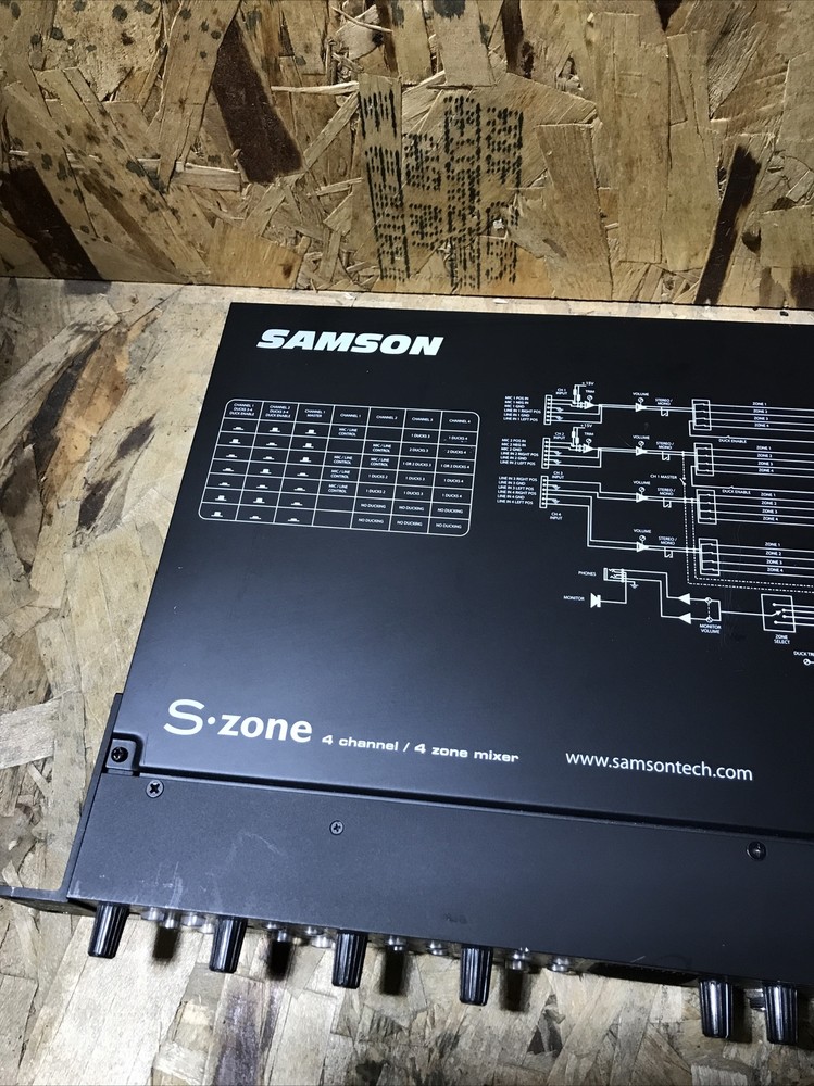 Samson Stereo Mixer 4 input/4 S Zone