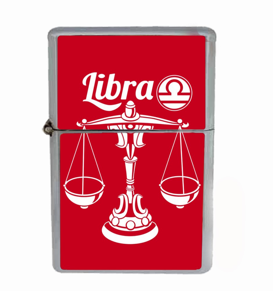 Libra Rs1 Flip Top Oil Lighter Wind Resistant
