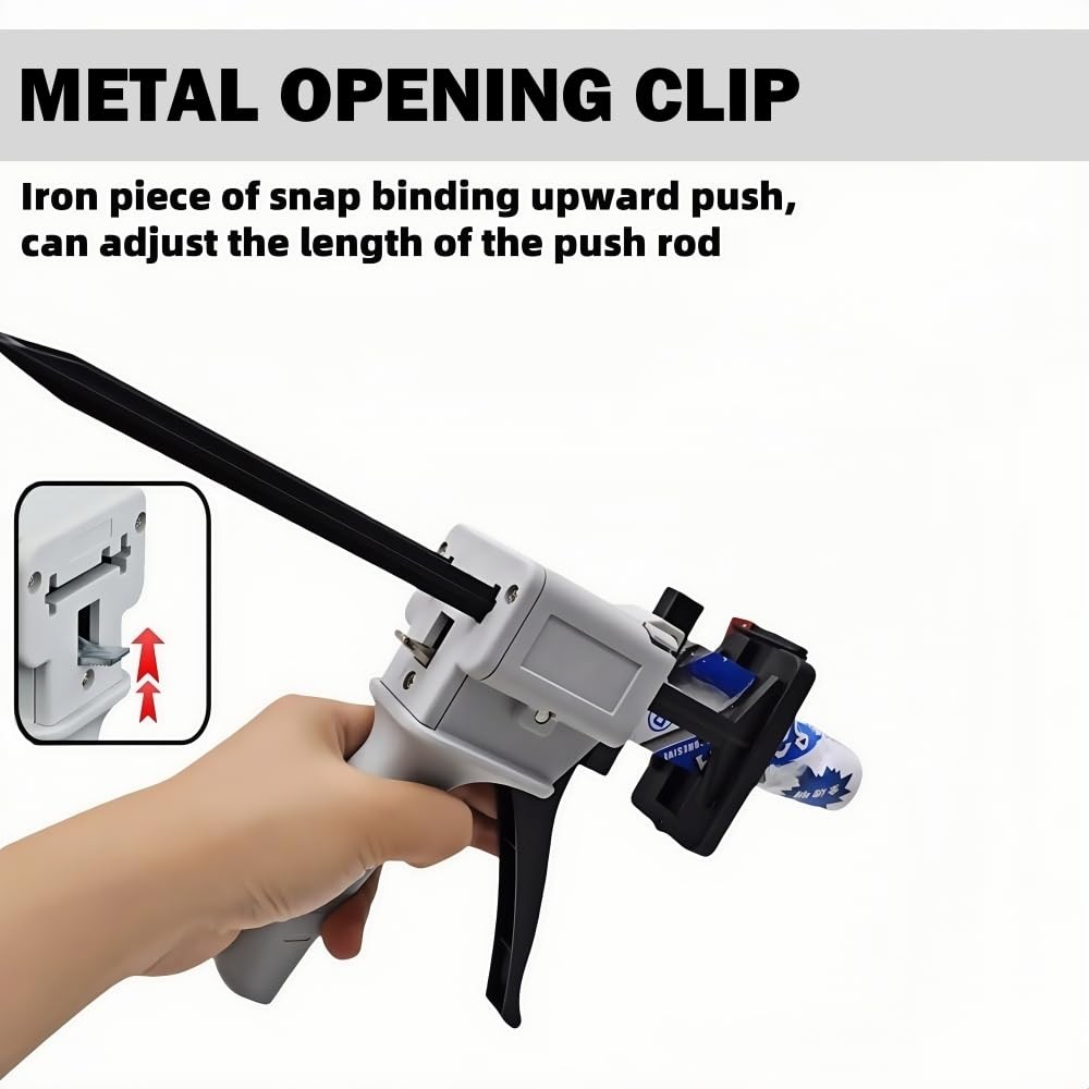 Toothpaste Tube Glue Gun, Squeezing Machine Dispenser White