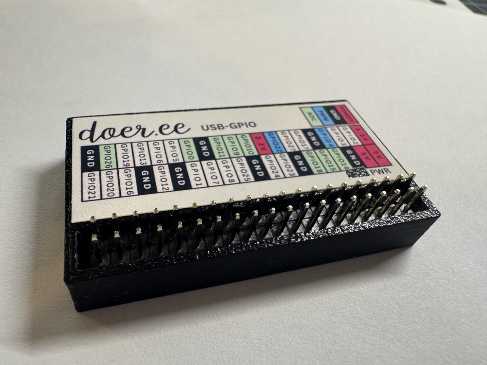 Doer USB GPIO Board - Hardware brings GPIO capabilities to your PC Mac or Linux