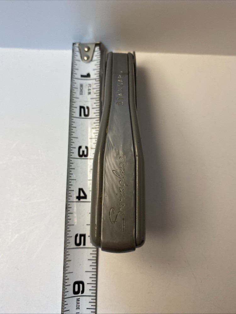 Vintage Swingline 77 Stapler. Standard. Grey And Silver. Working Condition.