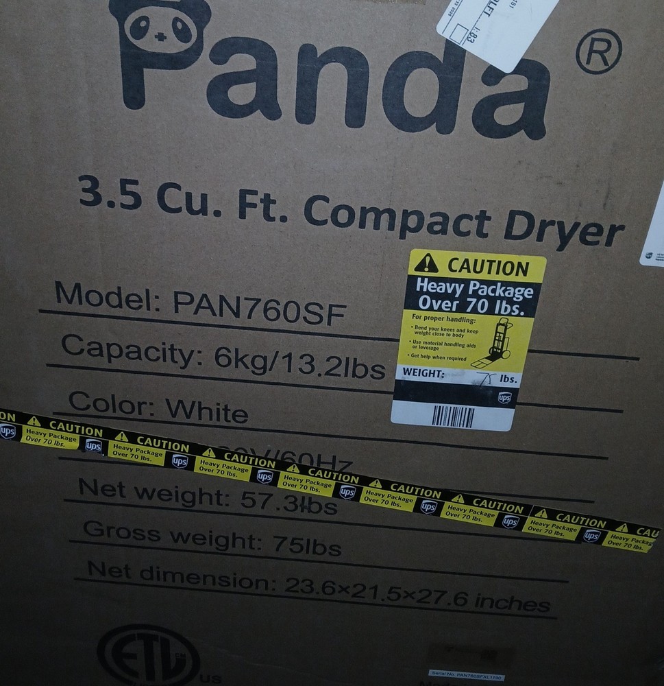 Brand New Washer & Dryer (Compact) Complete Setup (With Additional Accessories)