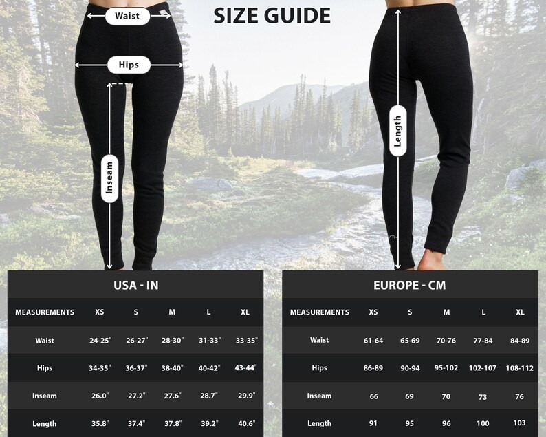 Women's Merino Tech NEW 250 Midweight 100% Wool Base Layer Pants SMALL