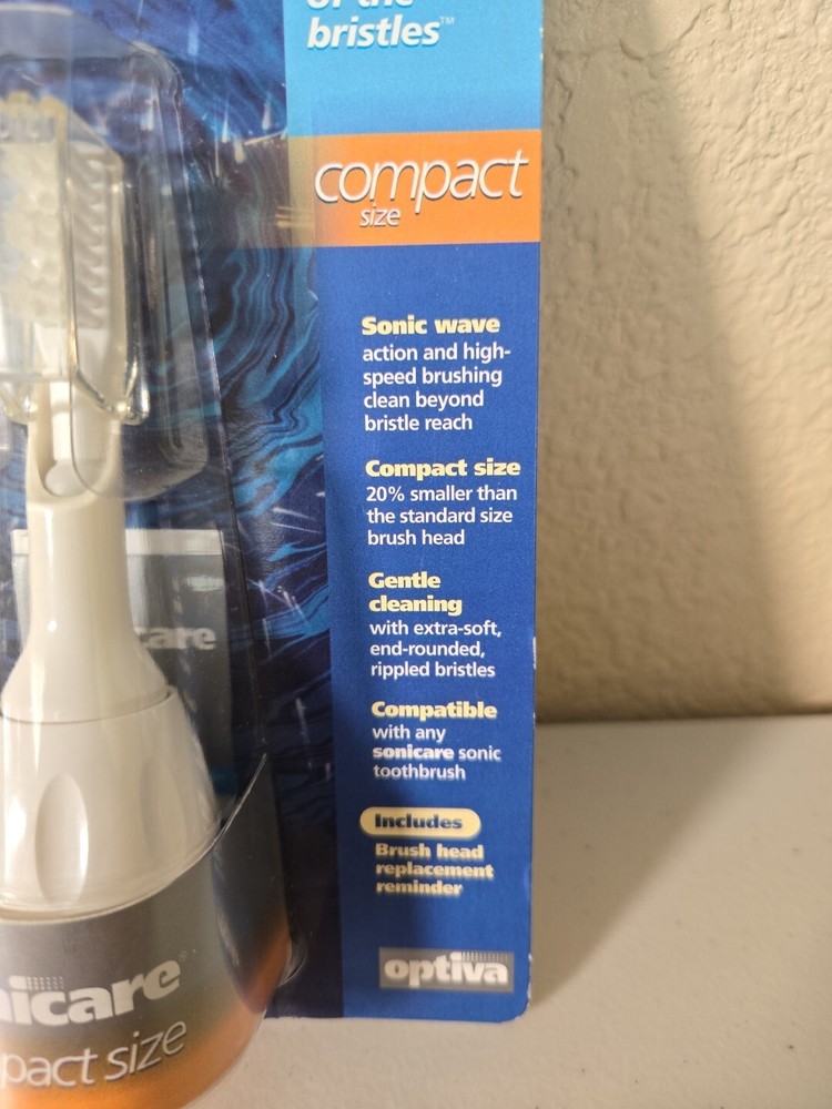 Sonicare Replacement Tooth Brush Head CH-1 Compact Size Clean Teeth White Model