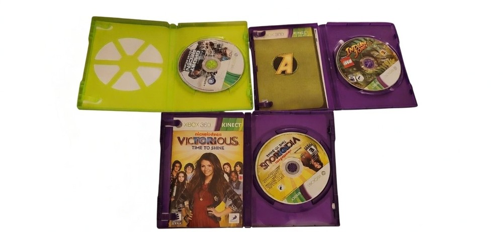 Xbox 360 Kinect Sensor Model 1473 + 3 Games Bundle Tested Working Excellent