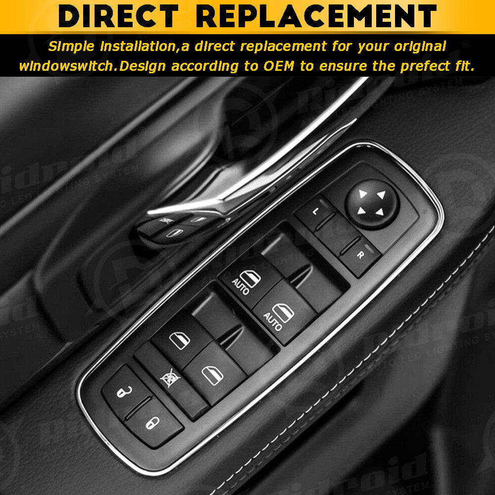 Master Power Window Switch for For 2015 2016 2017 2018 2019 2020 Jeep Cherokee