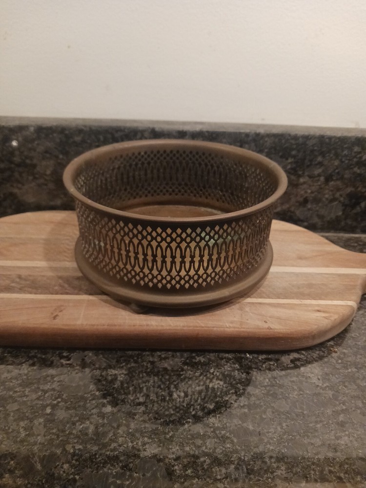 Brass Desktop Trinket Basket