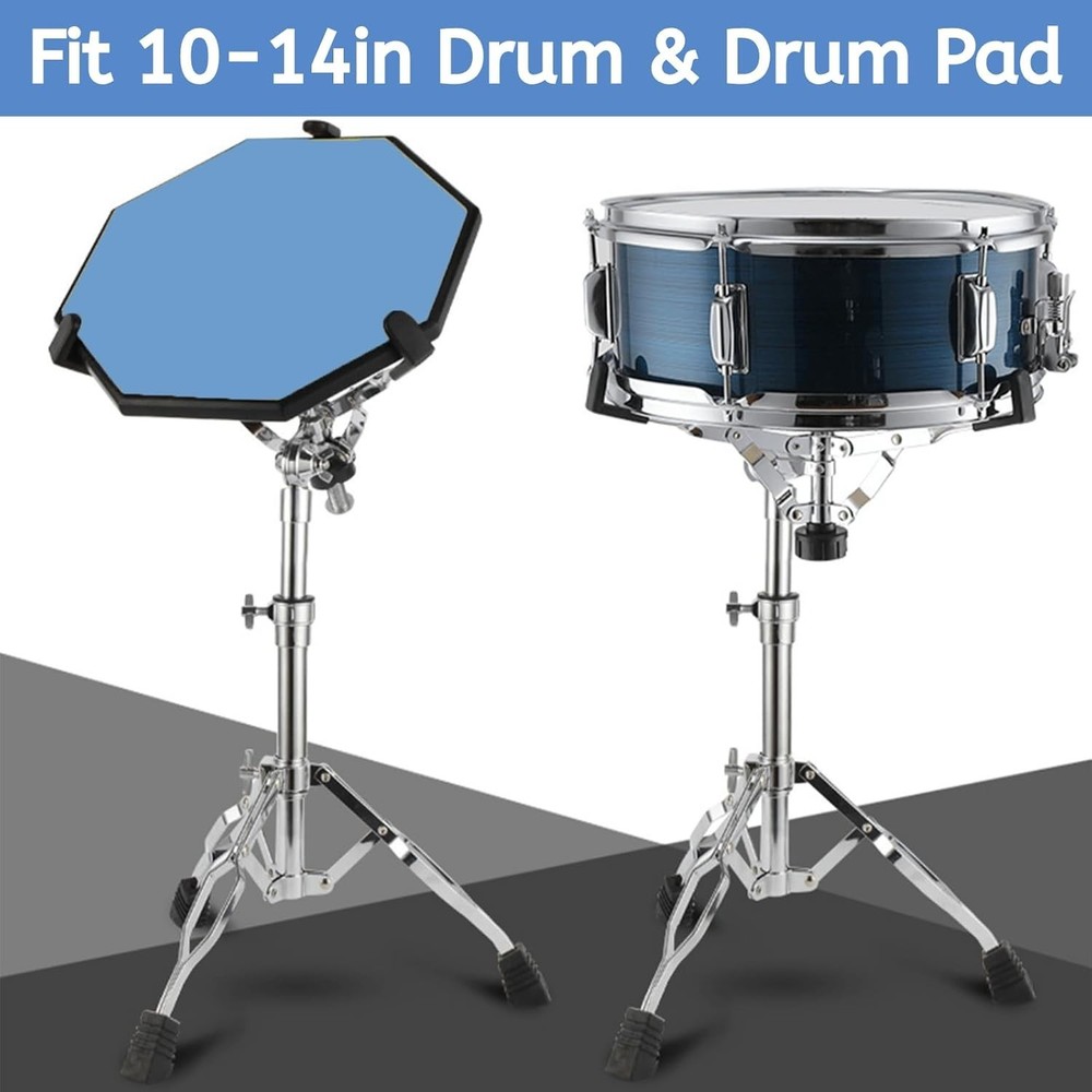 Portable Snare Drum Stand with Foldable Design - Stability & Convenience