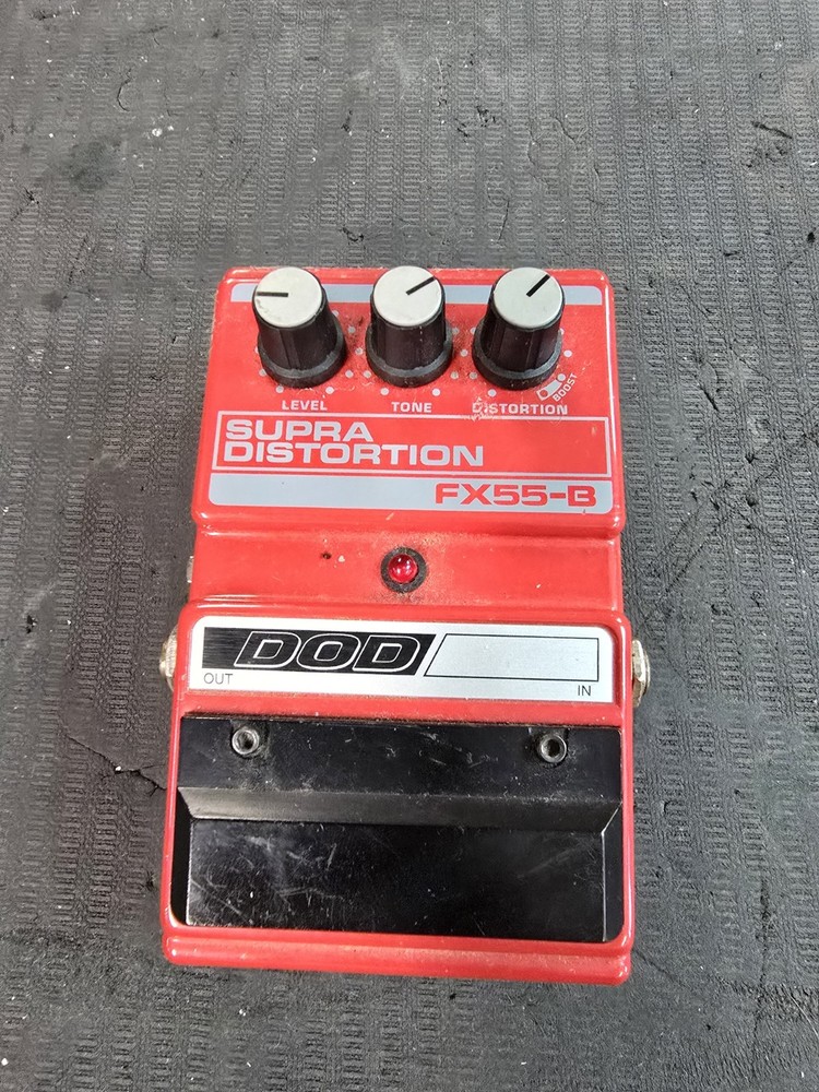 DOD Supra Distortion Effect Pedal FX55-B Tested