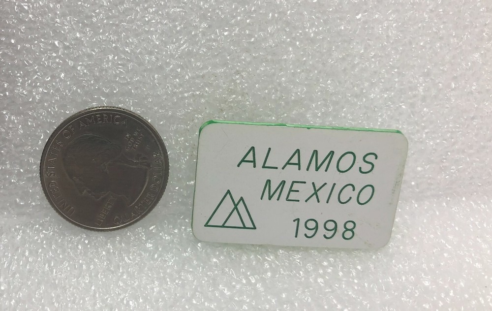 1998 Alamos Mexico Plastic Pin