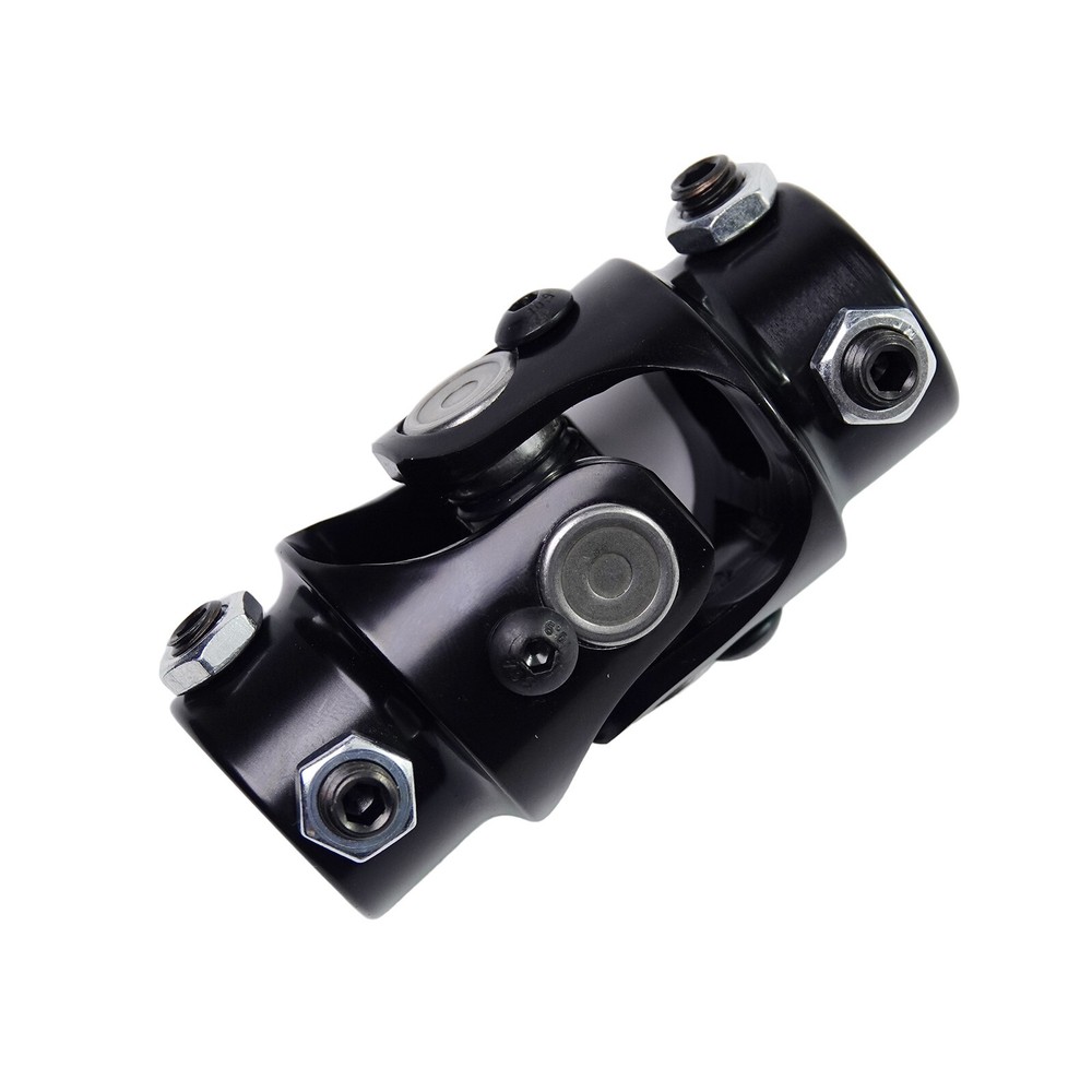 New 3/4" DD × 3/4" DD Black U-Joint Coupler Universal Steering Shaft