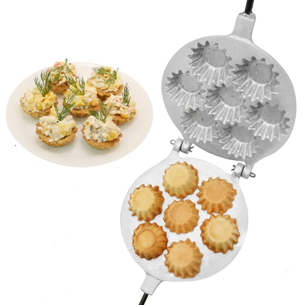 BAKING PAN FOR BASKETS AND TARTLETS (7 BASKETS)