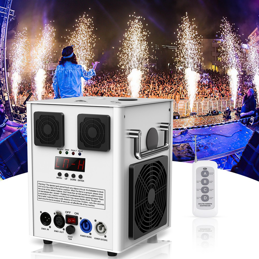 700W Cold Spark Machine Firework Stage Effect Machine DMX Wedding Party DJ Event