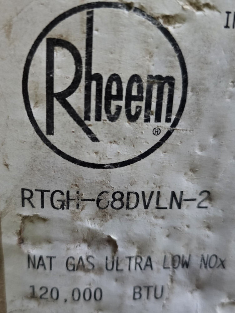 Rheem Tankless Water Heater RTGH-680DVLN-2