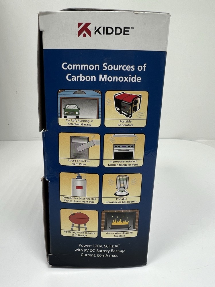 Kidde Carbon Monoxide Detector, Plug In (KN-COPP-3)