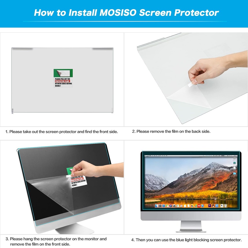 MOSISO 25-27 inch Computer Blue Light Blocking Screen Protector Inch
