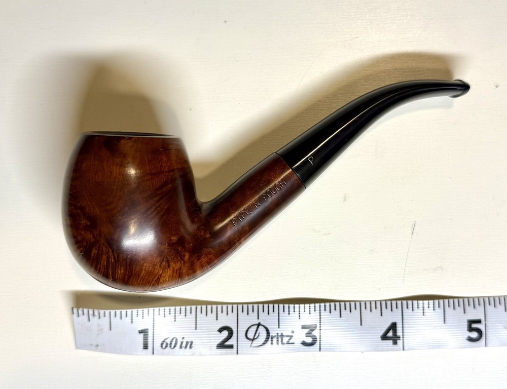 Pipe N’Pouch 528 Bent Billiard Estate Smoking Pipe