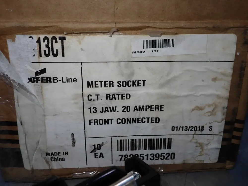 COOPER 10013CT METER SOCKET 10210123628