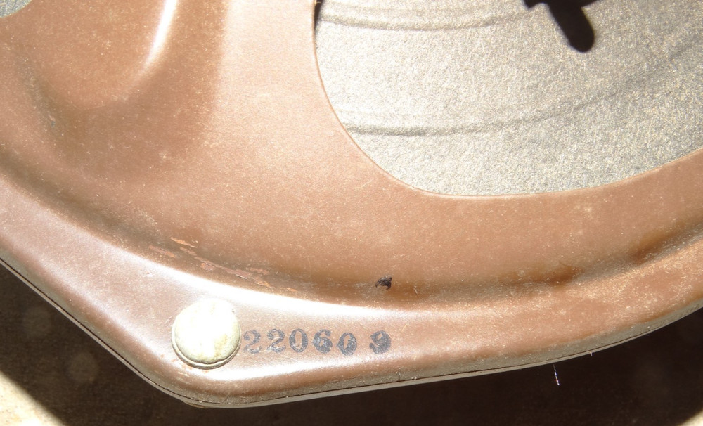 2 x Jensen C8R Speakers* 8 ohm*1966*Tested Good*#6