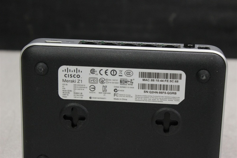 Cisco Meraki Z1 Teleworker Gateway