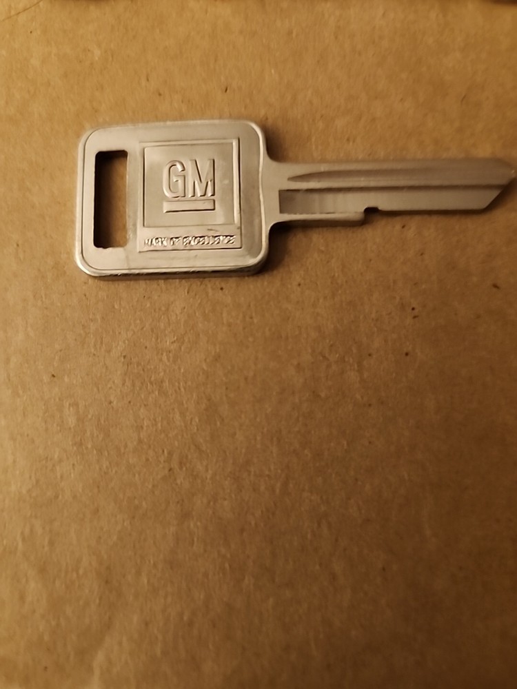 NEW GM Logo OEM Ignition "E" Blank Key Uncut #1154606