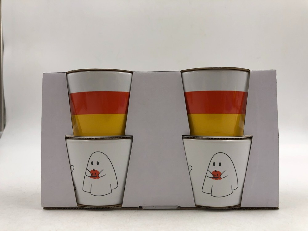 Stir Ceramic Candycorn & Ghost Ramekin Set of 4 BB02B09011