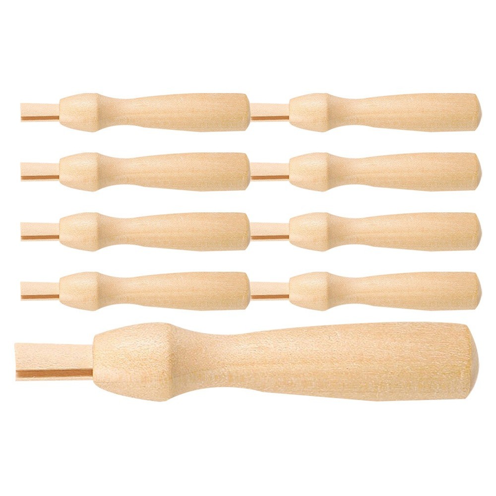 9 Pcs Needle Felting Handle Craft Projects Tool DIY Wool Handles