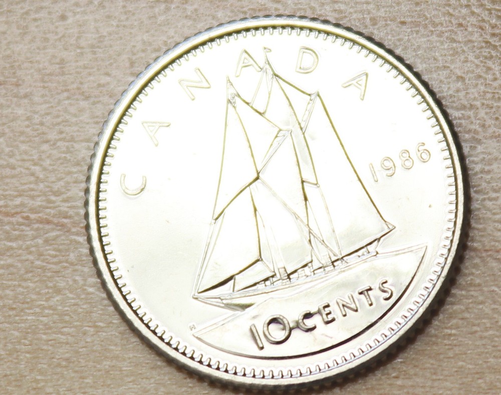 1986 Canada 10 Cents