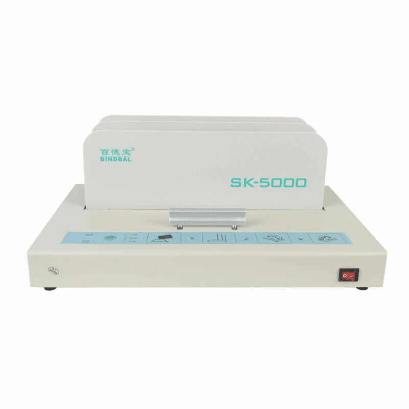 220V Automatic Hot Melt Binding Machine A4 A5 A6 Book Envelope Binder 320x38mm