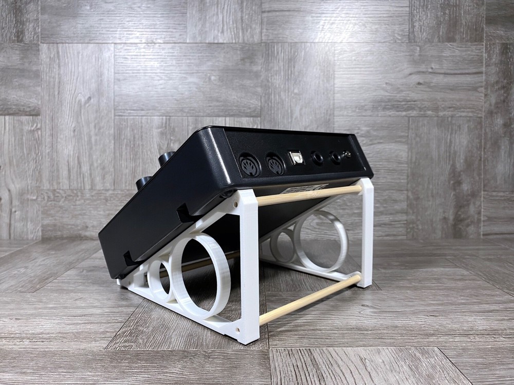 30º Stand for Waldorf Streichfett / Rocket / 2-Pole Desktop Modules -WHITE -USA