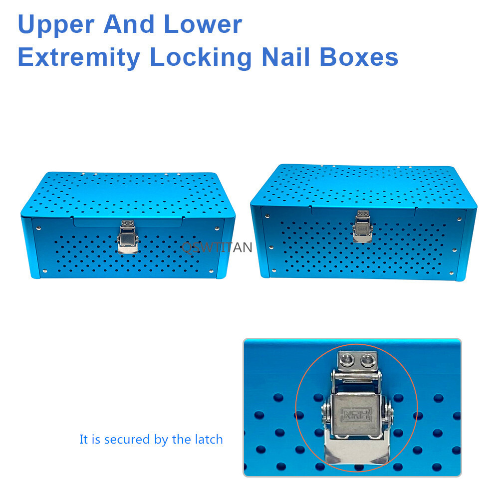 Upper Lower Limb Locking Bone Screw Box Aluminous Bone Nail Placement Case 1pc