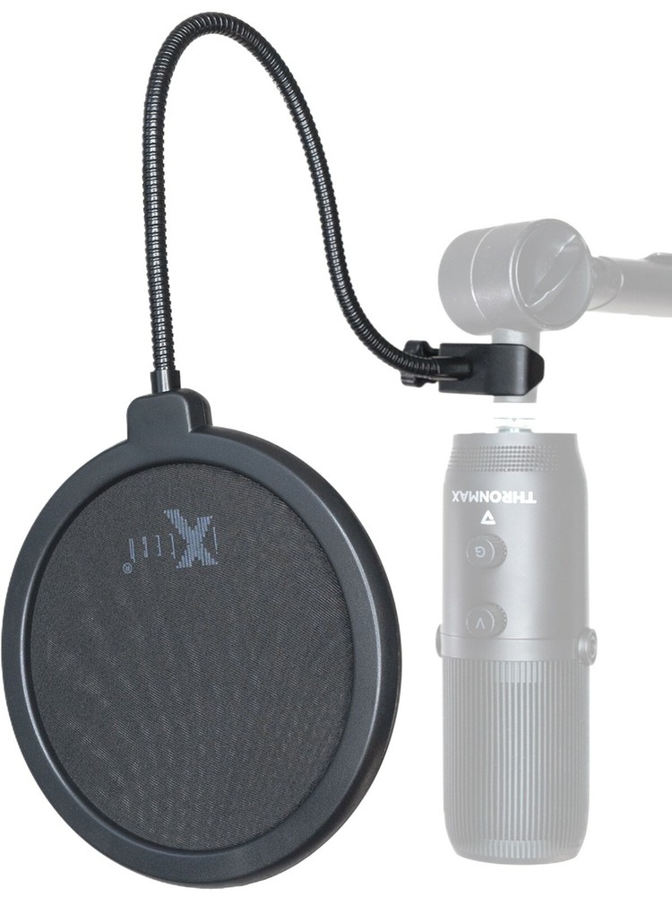 iXtech Professional Microphone Pop Filter Mask Shield For Blue Yeti and Any Mic.