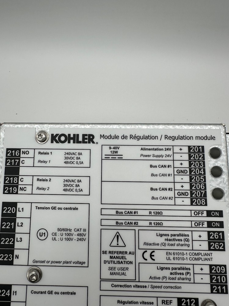 Kohler Regulation Module AMP802 Solar