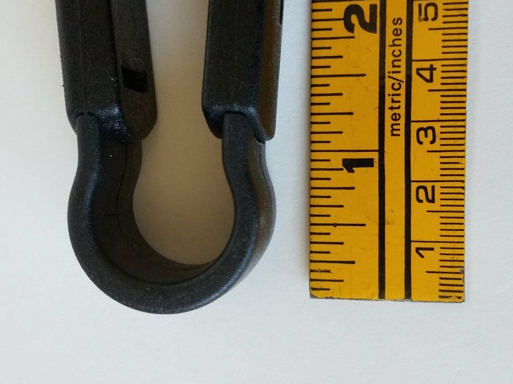Nylon Polycarbonate Heat Resistant Tongs Black
