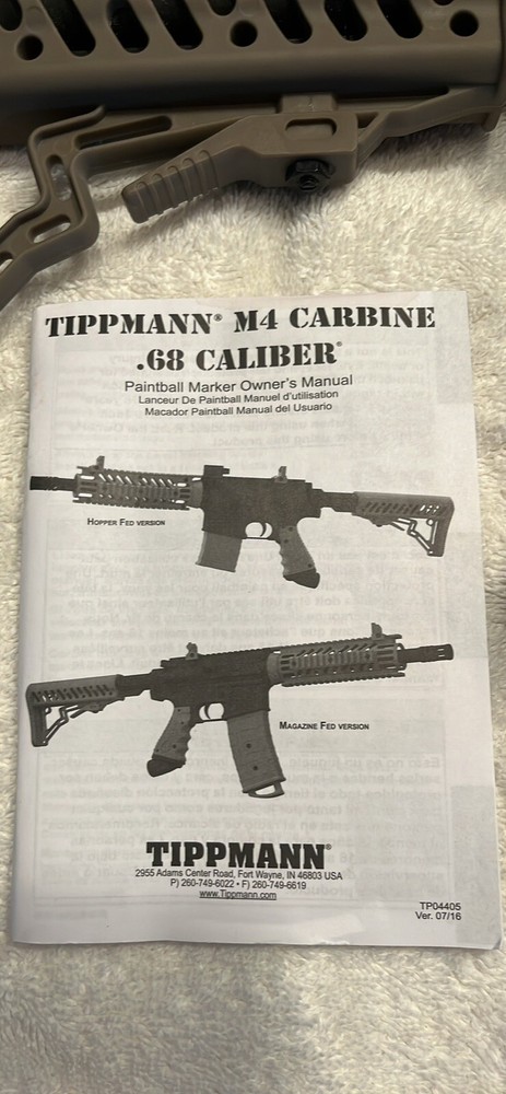 tippmann paintball gun package