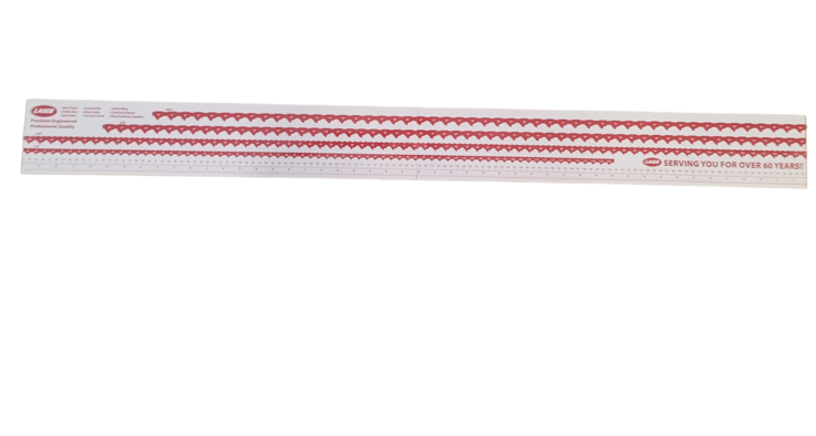 Chain Measuring Chart for making Chainsaw Chains .404 -3/8- .325- 1/4