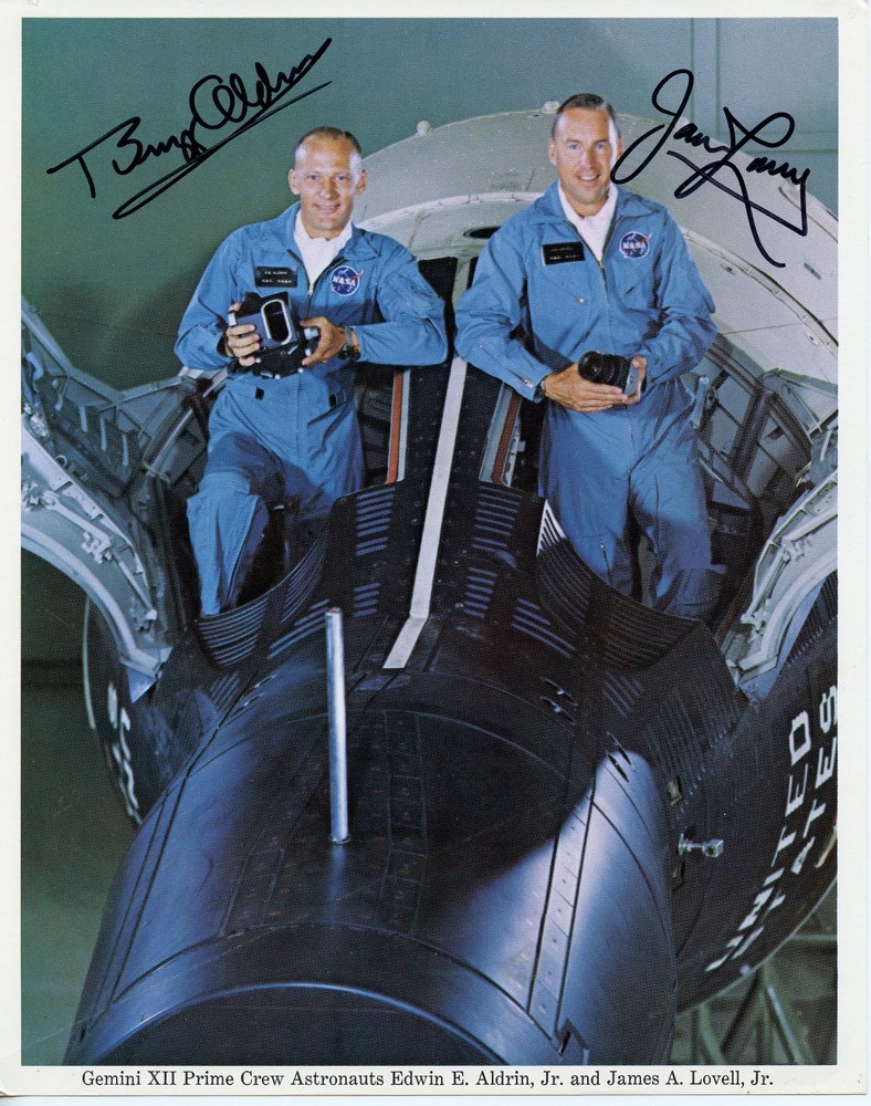 Astronaut Archives offers Gemini 12 complete crew signed  litho UNPERSONALIZED!
