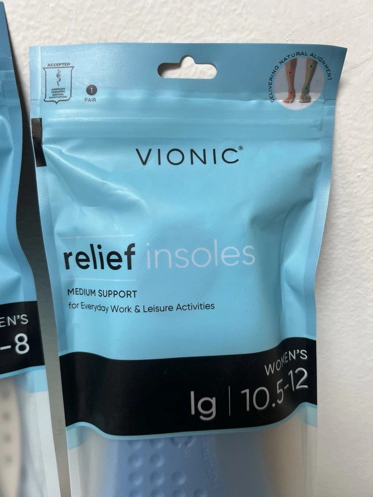 Vionic Women's Relief Insoles - Size Large