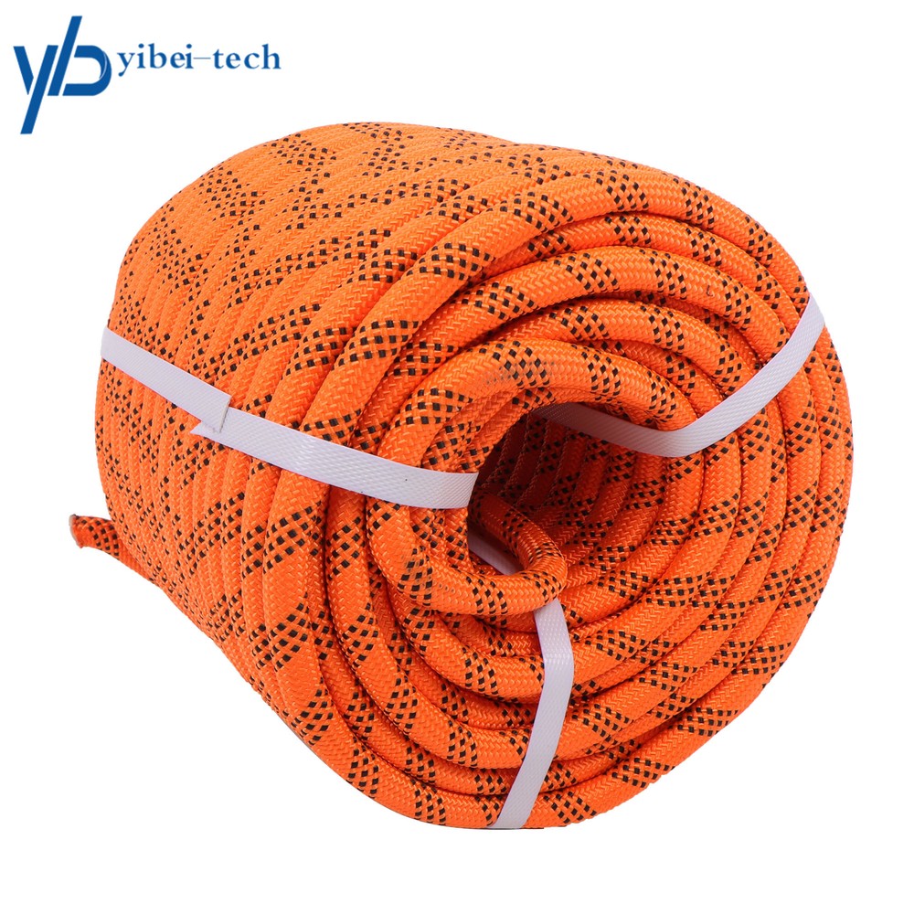 200FT Double Braid Polyester Rope Arborist Bull Tree Rigging Work Utility 1/2"