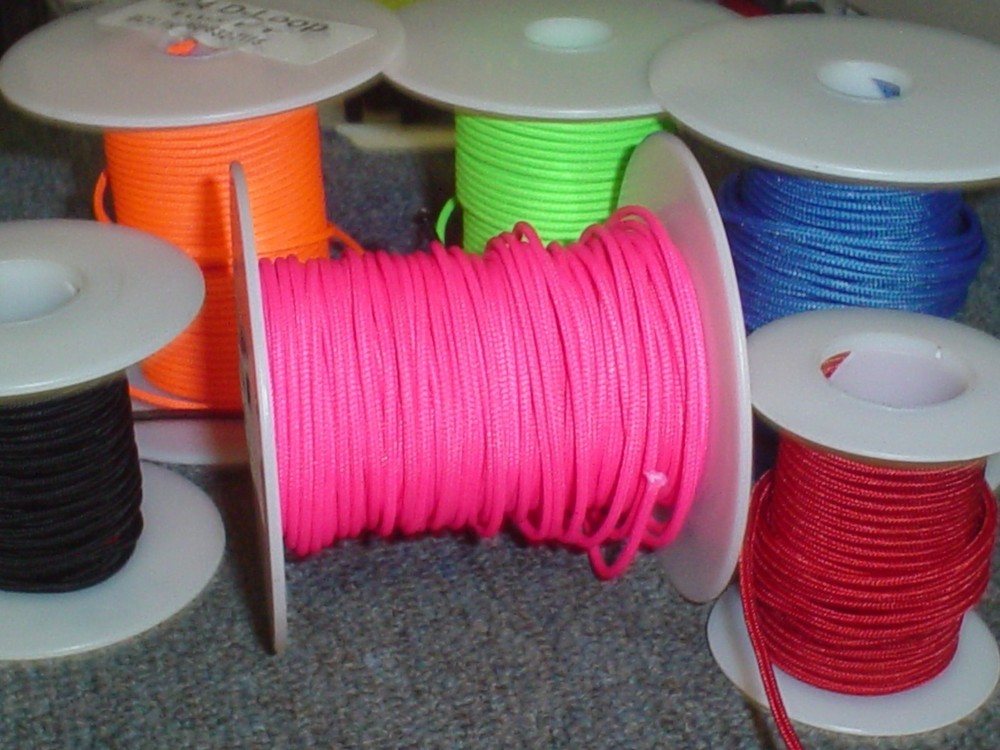 5' BCY #24 HOT PINK D Loop Materiel! Compound Bow String Release Loop