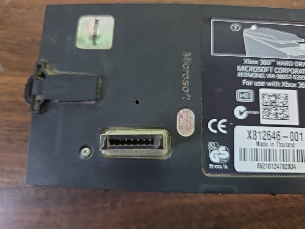 Microsoft Xbox 360 120GB HDD Black Hard Drive