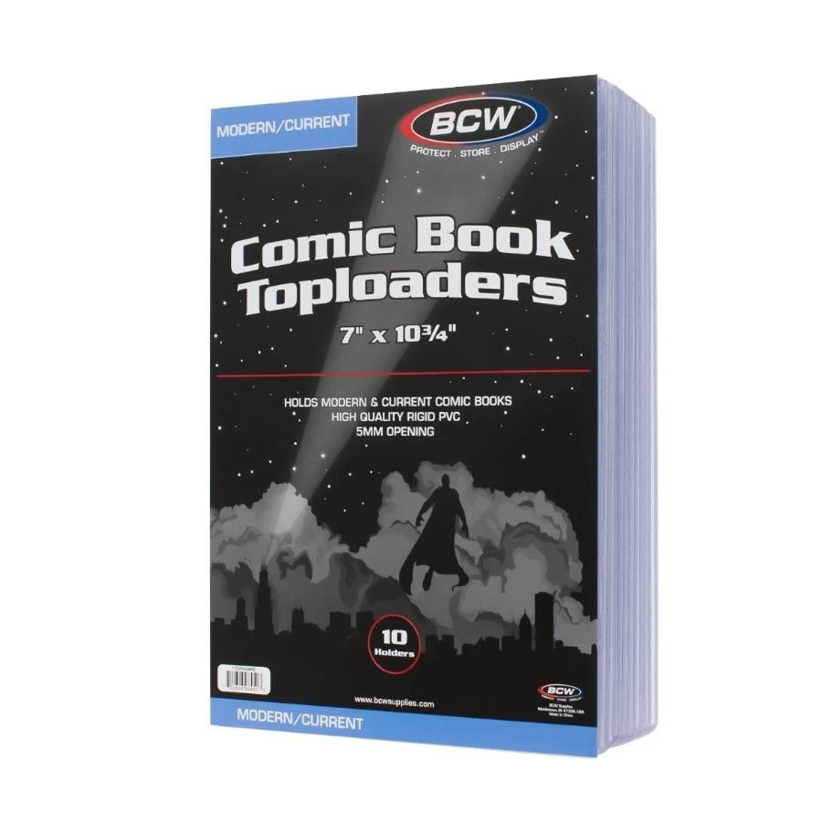 BCW Comic Topload Holder - Current/Modern - Single (Add-on to comic order)