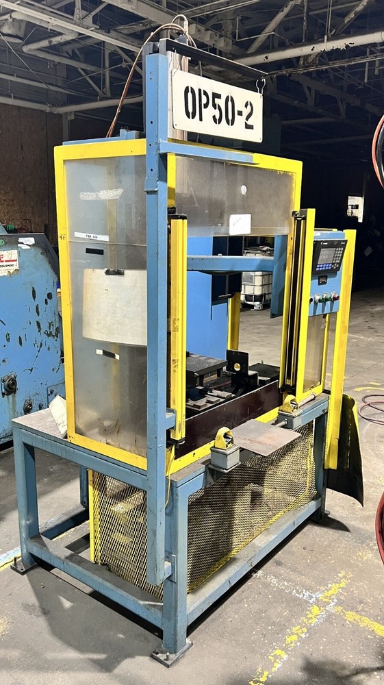 1 Ton Hydraulic Press • Custom Industrial Assembly Press, AB PanelView 550